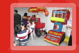 Ferias, juegos y concursos. Decoracion, shows y refrigerios.